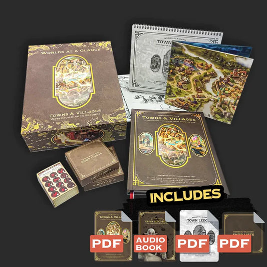 Box set of Worlds at a Glance: Towns & Villages