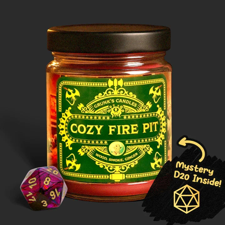 Grunk's Candles Cozy Fire Pit front view