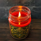 Grunk's Candles Cozy Fire Pit burning candle